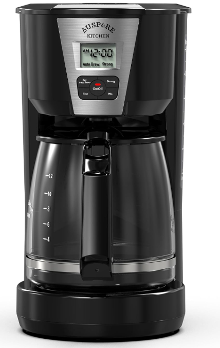 AUSPURE Programmable Drip Filter Coffee Machine