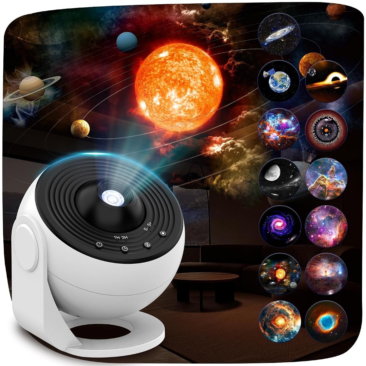 13 in 1 Galaxy Projector with Adjustable Focus