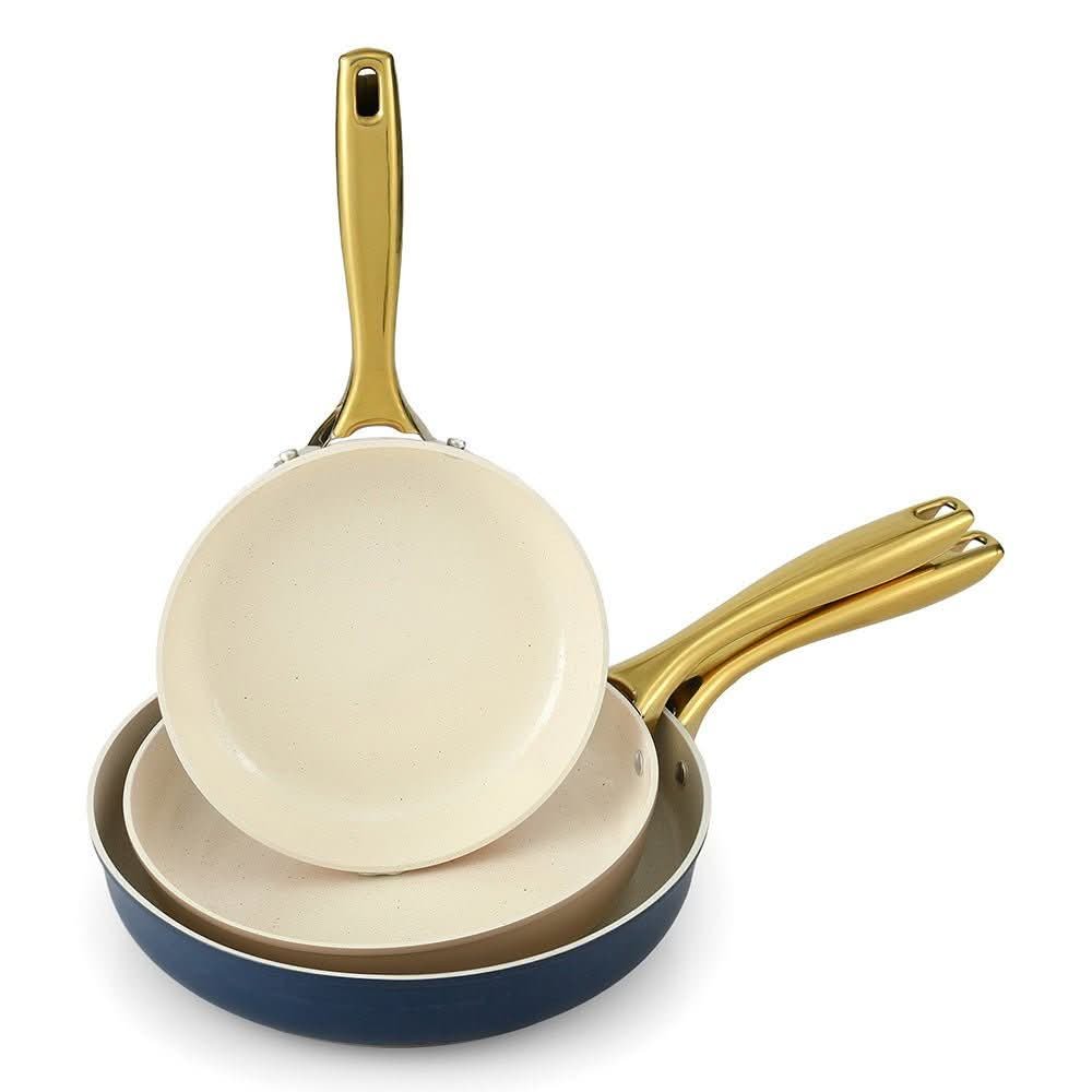 5-Star Chef Ceramic 3pc Frypan Set - Best Budget Frypan Set