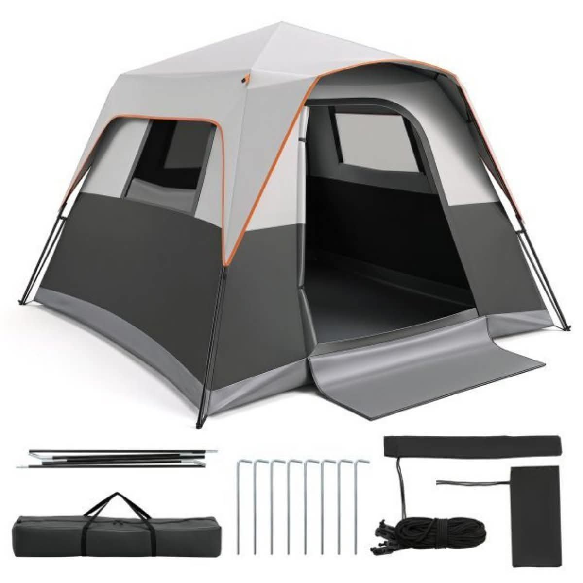 6-Person Blackout Instant Cabin Camping Tent