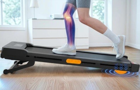 Advwin 7 Degree Auto Incline Under Desk Walking Pad Treadmill