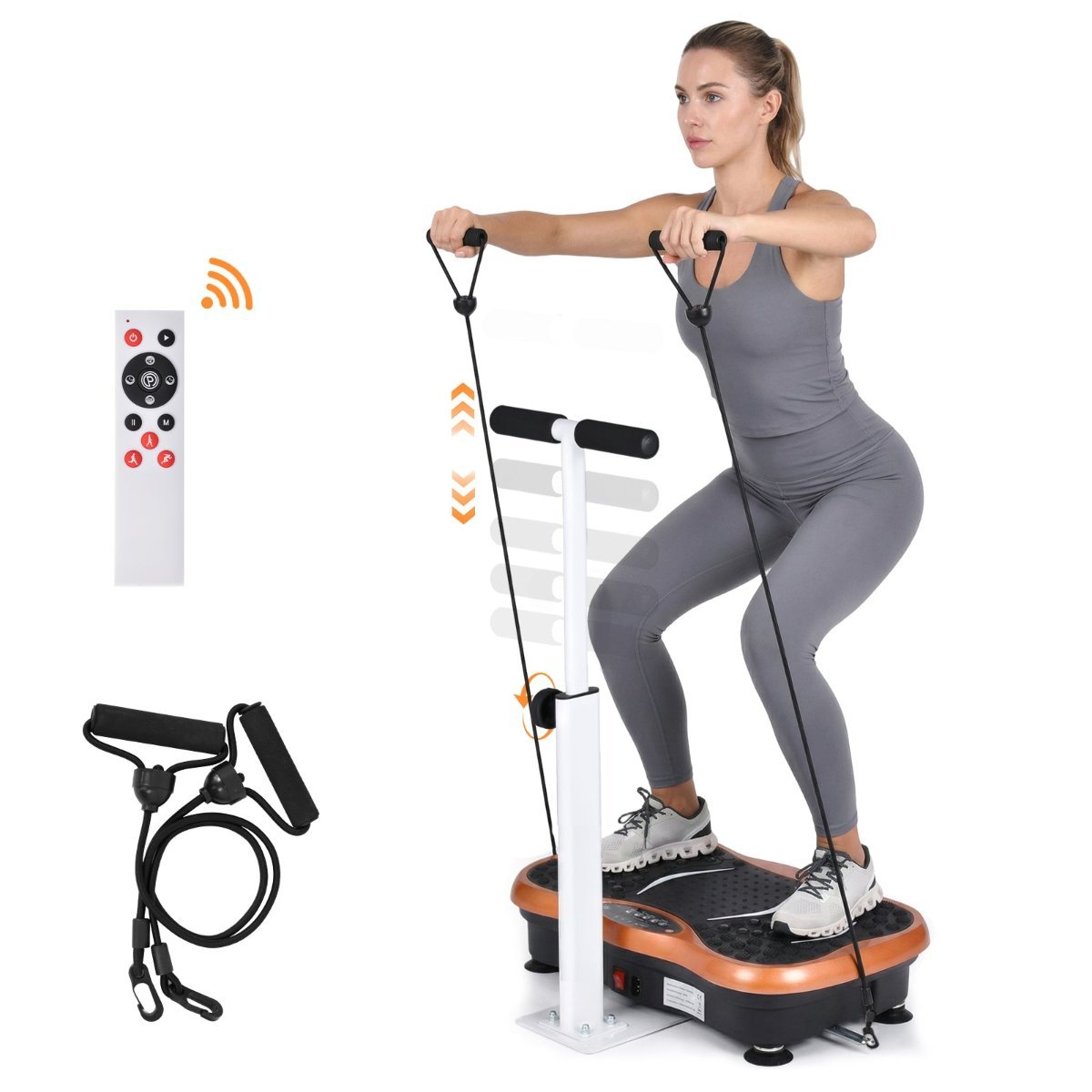 Advwin Vibration Plate with Handlebar