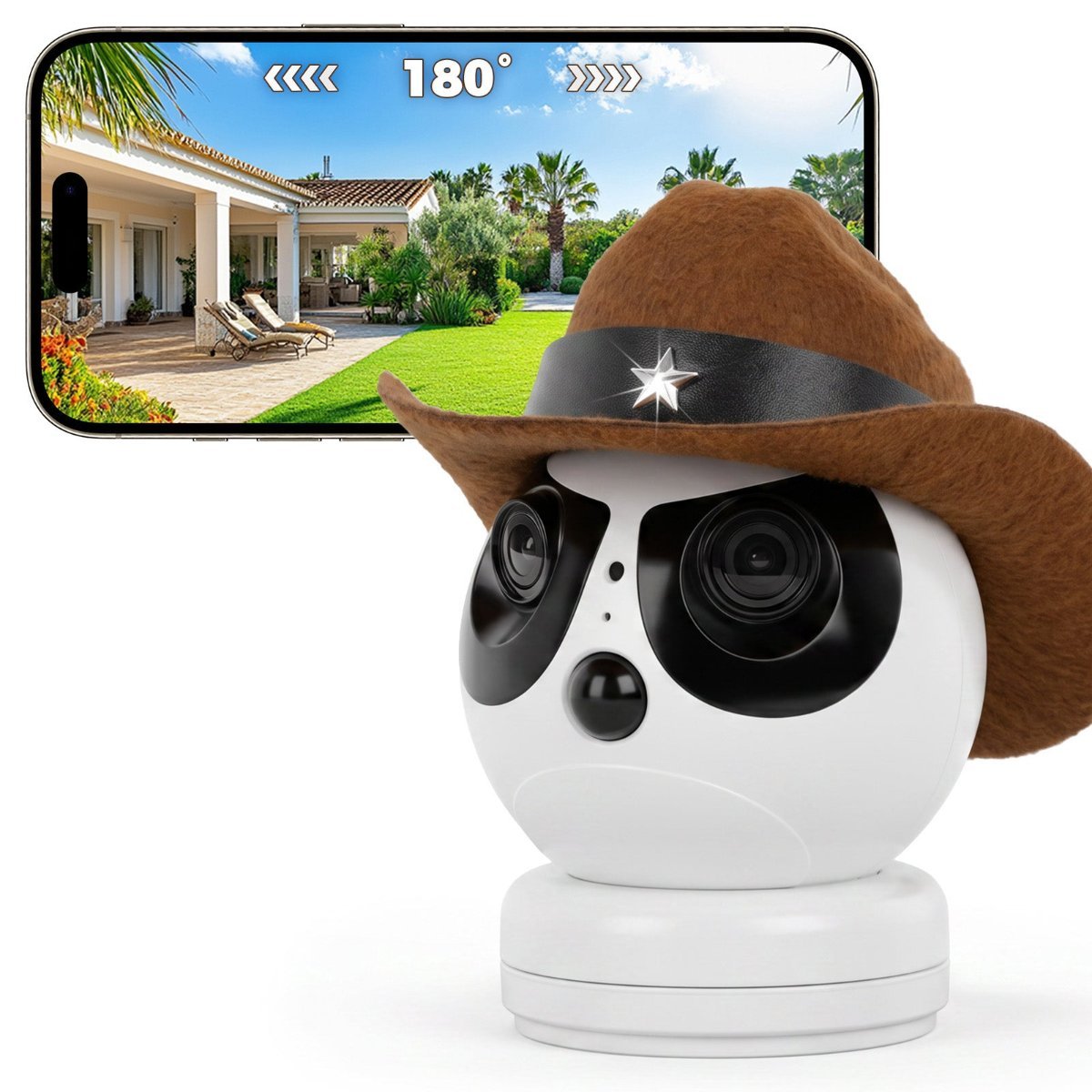 Advwin 180 Degree Dual-Lens Baby Monitor