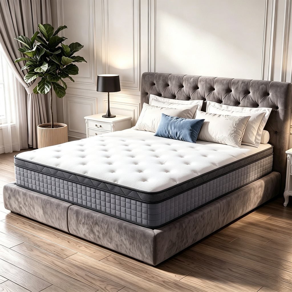 Advwin 32cm Hybrid Mattress with Memory Foam and Pocket Springs
