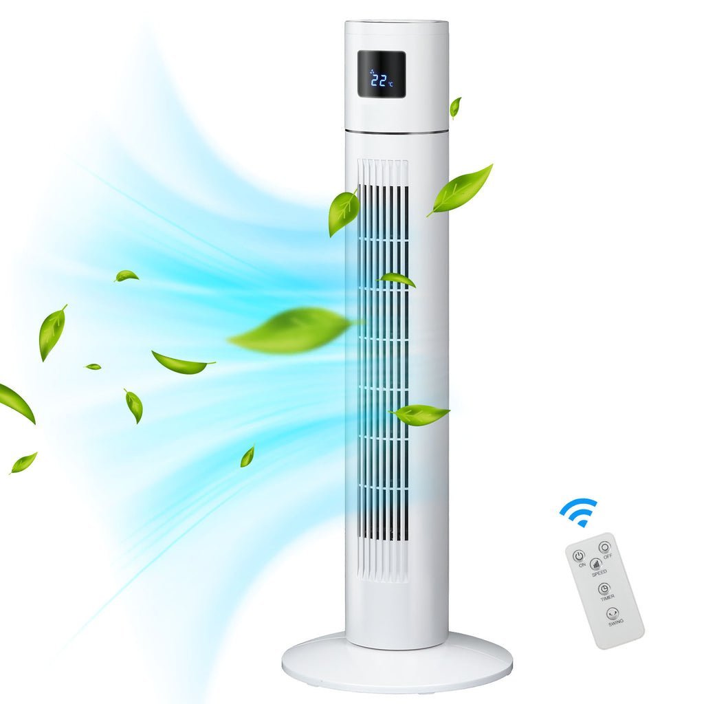 Advwin Portable Oscillating Bladeless Tower Fan