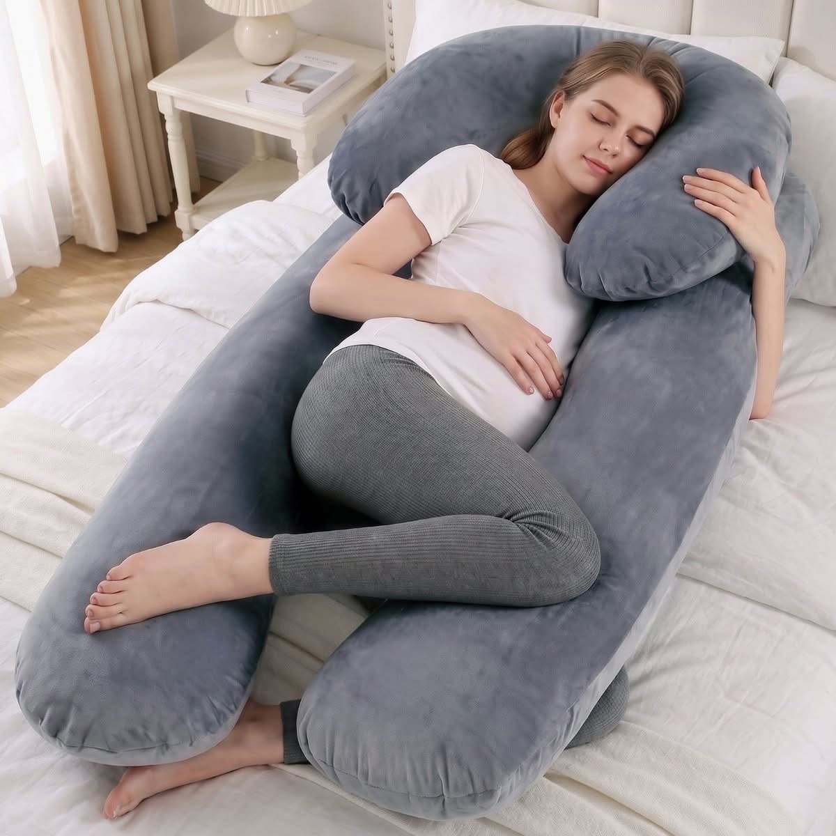 Advwin U-Shaped Pregnancy Pillow