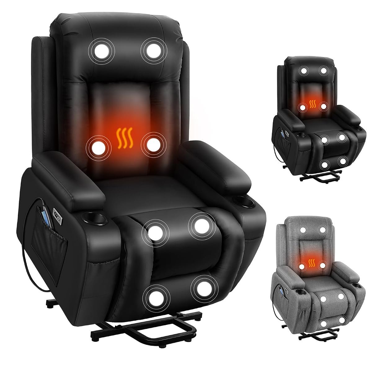 ALFORDSON Recliner Chair with Dual USB Charging
