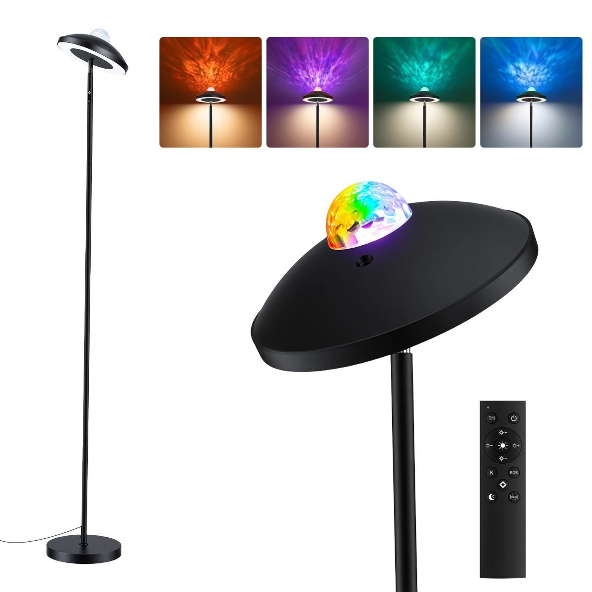 Artiss 2-in-1 LED Floor Lamp with Galaxy Projector