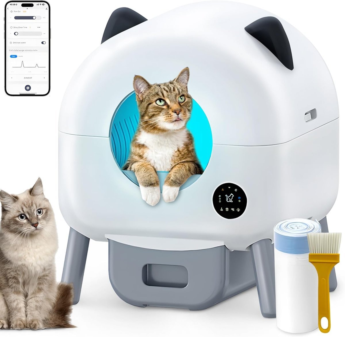 OROMVO Self-Cleaning Cat Litter Box