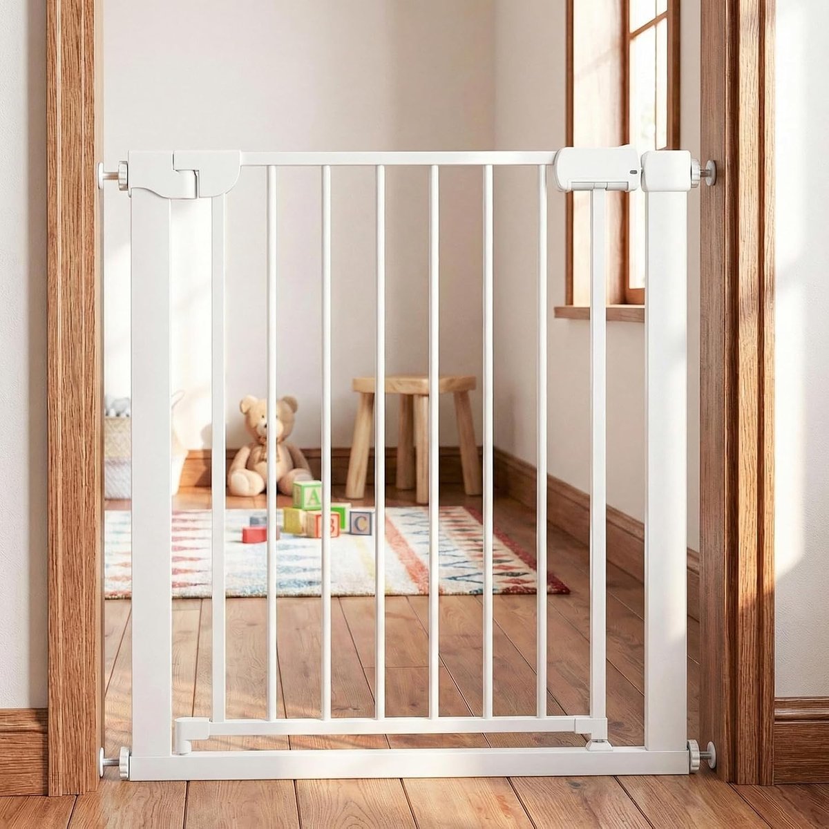 BABY JOY Pressure or Hardware-Mount Gate