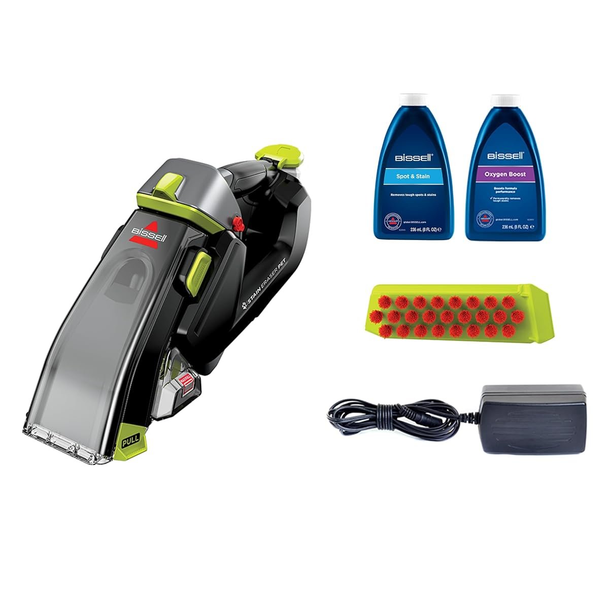 BISSELL Stain Eraser Pet 3318F Cordless Portable Spot Cleaner
