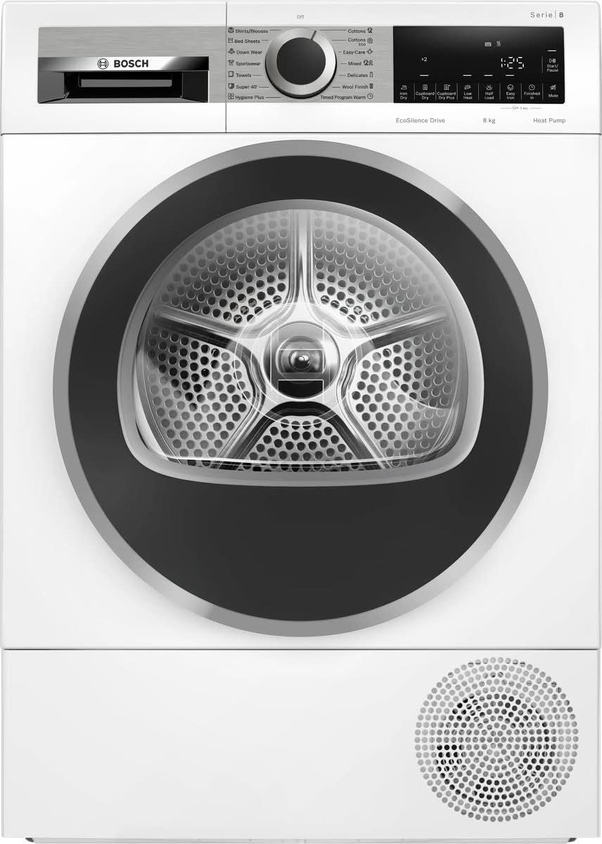 Bosch Serie 8 WQG235D8AU 8kg Heat Pump Dryer
