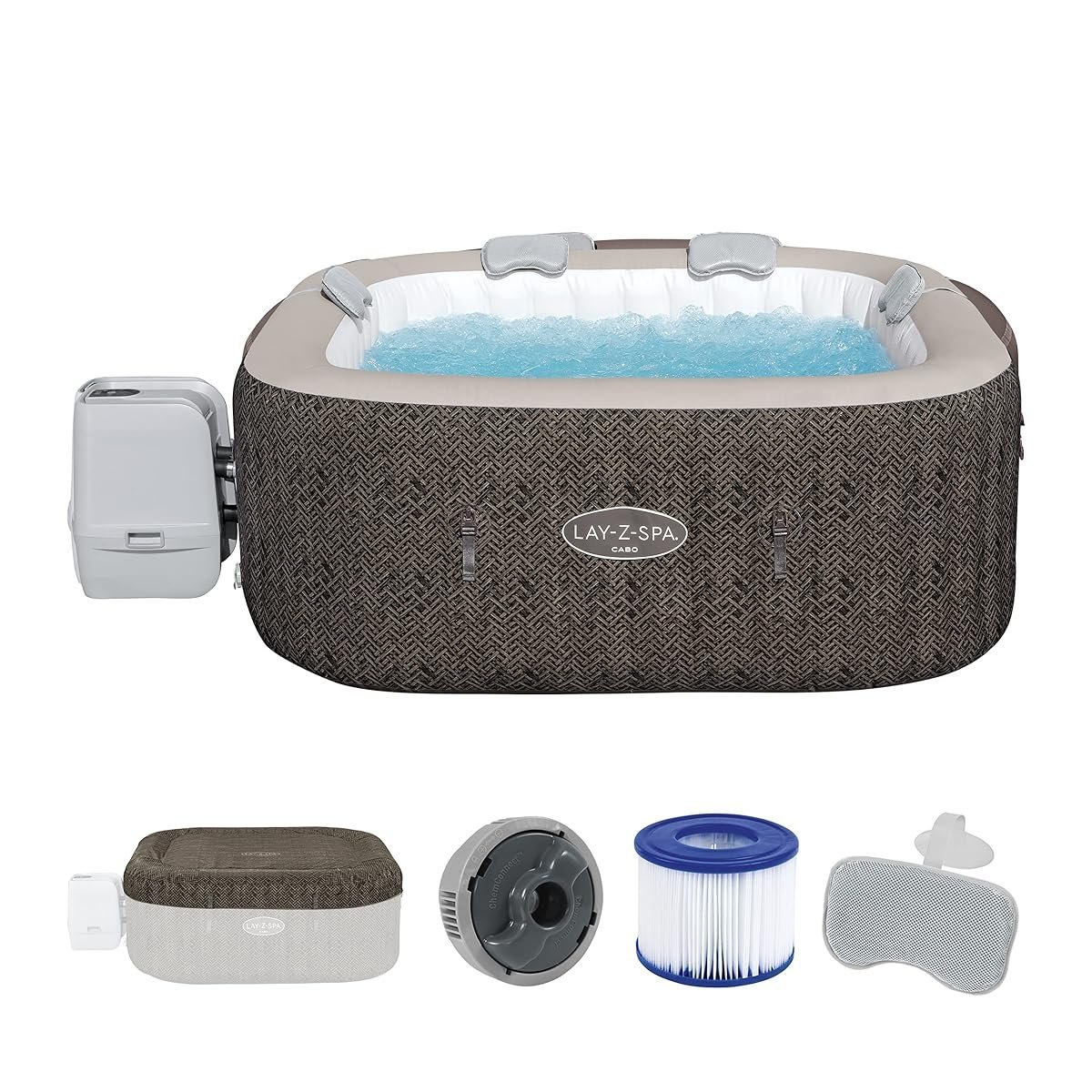 Bestway Lay-Z-Spa Cabo HydroJet Inflatable Hot Tub