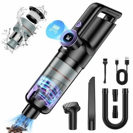 Handheld Car Vacuum with LED Display