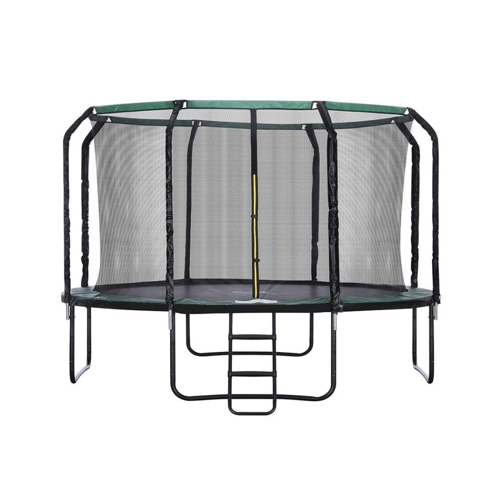 Centra 12ft Round Trampoline with Basketball Set