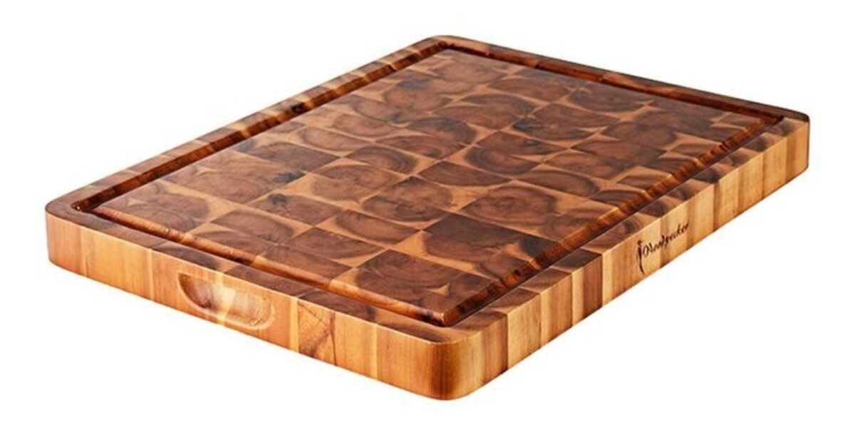 Classica Acacia Rectangular End Grain Chopping Board