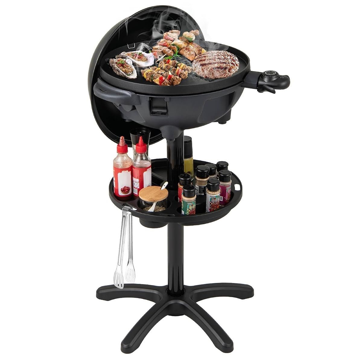 Costway 2000W Electric BBQ Grill - Best Two-Zone Cooking
