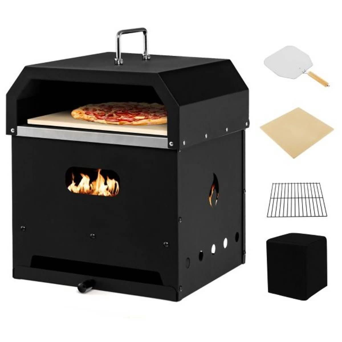 4-in-1 Multipurpose Pizza Oven with Fire Pit