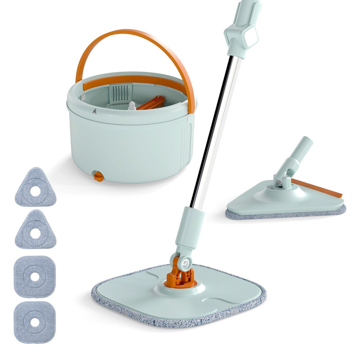 Flat Floor Mop and Bucket System