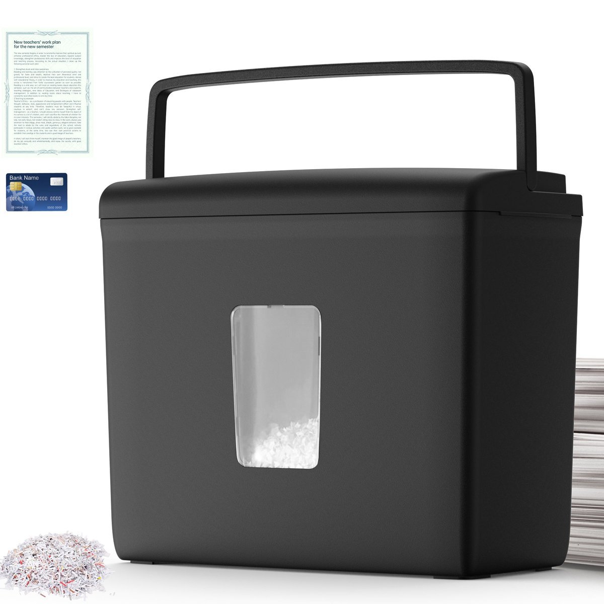 Automatic Cross-Cut Shredder, 5-Sheet