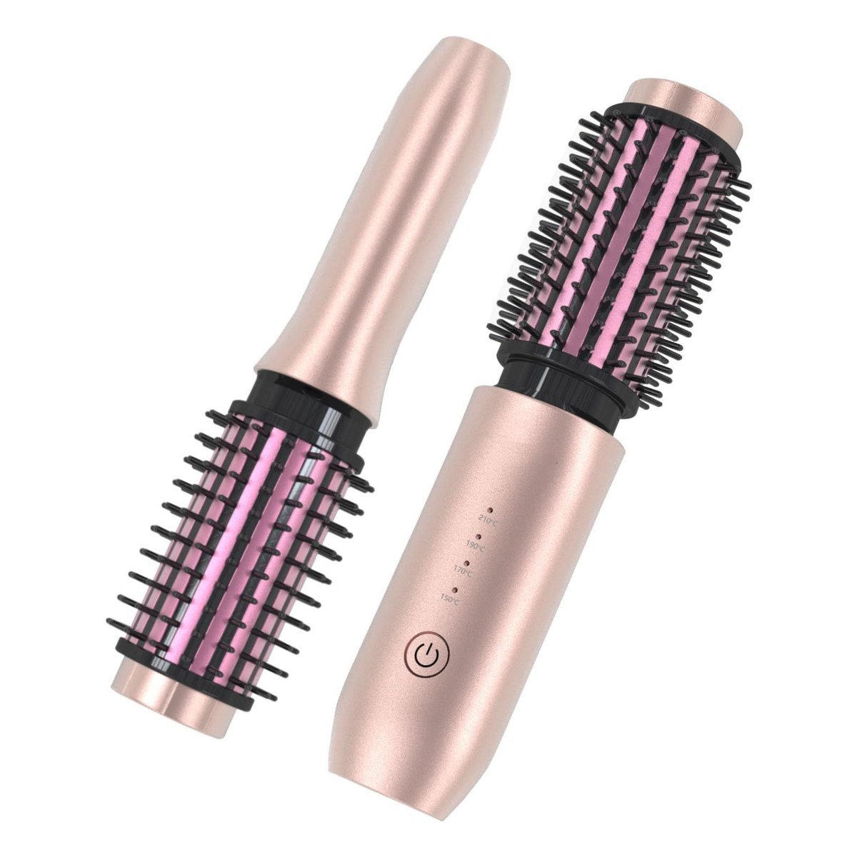 Cordless Curling Iron Brush 3-in-1