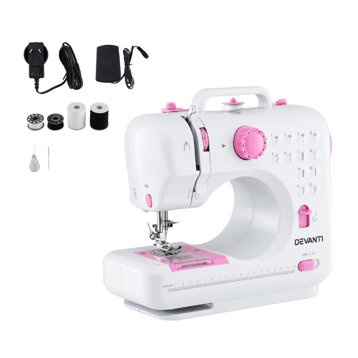 Devanti 12 Stitches Mini Sewing Machine