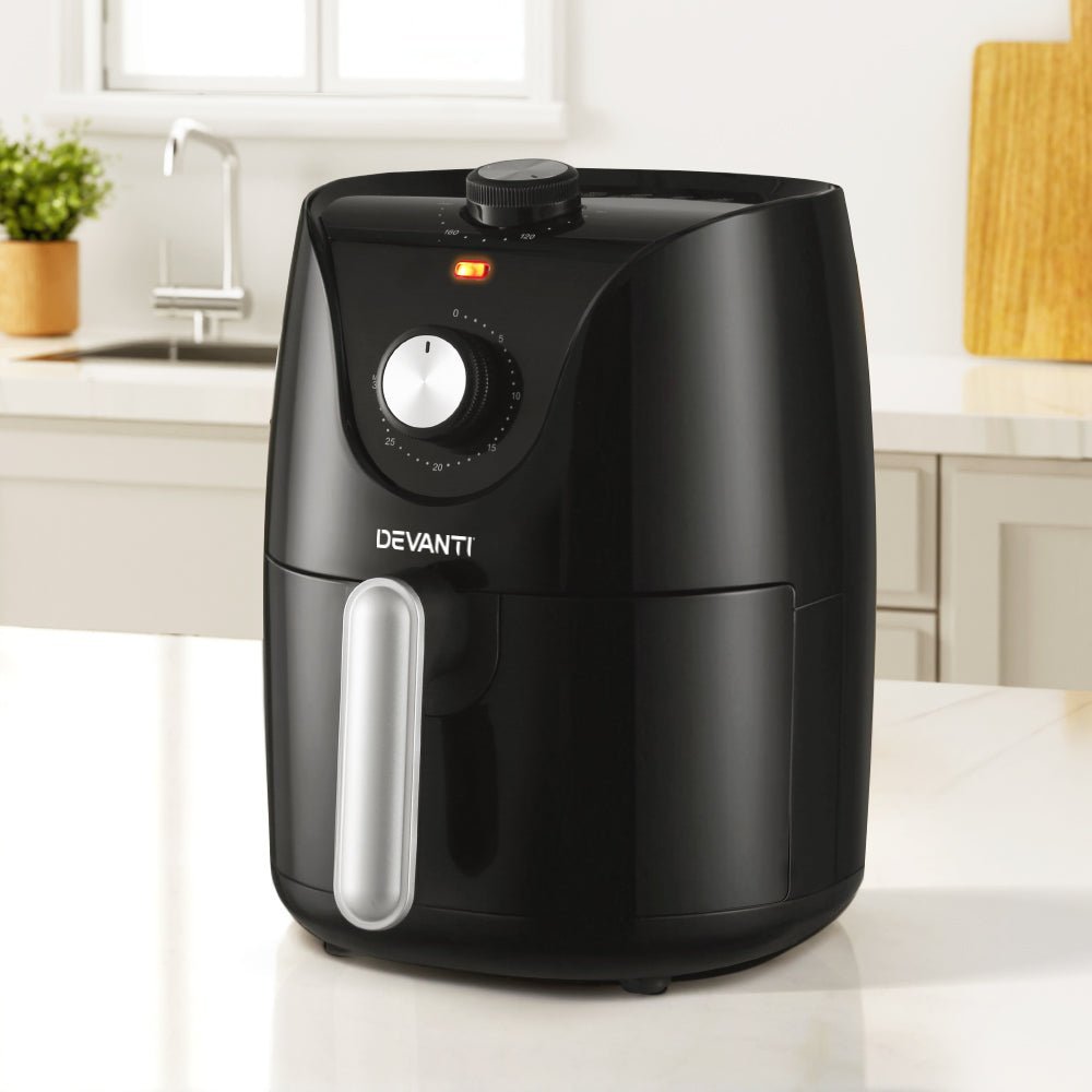 Devanti Air Fryer 2.5L Knob Control
