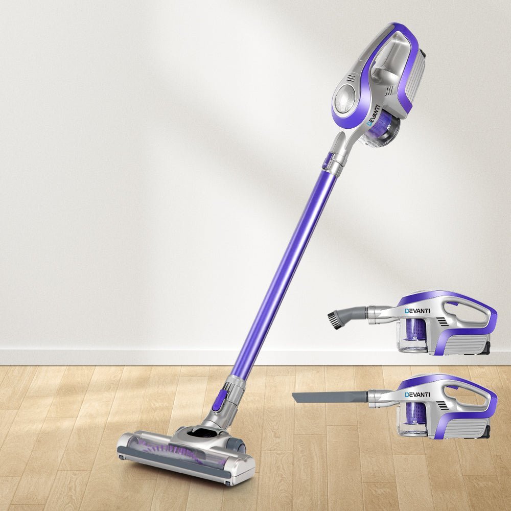 Devanti Bagless Cordless Stick Vacuum 150W