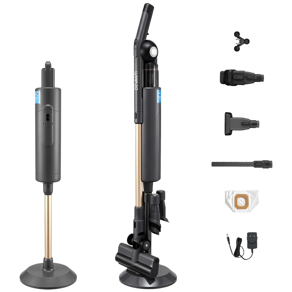 Devanti Cordless Vacuum Cleaner with Auto-Empty Dust Station