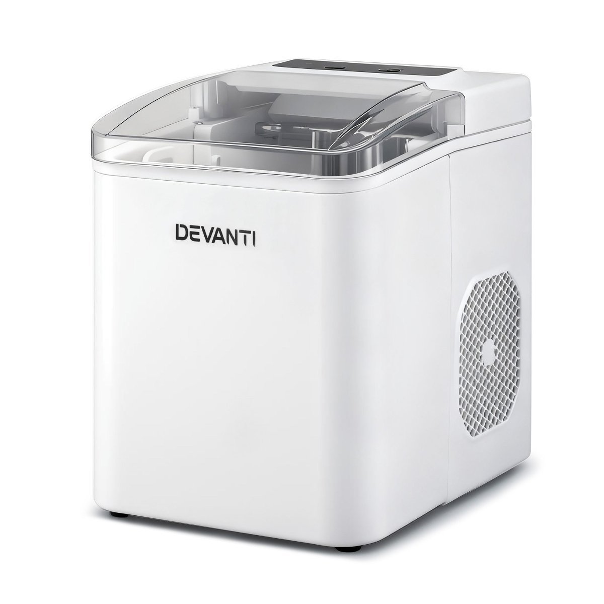 Devanti Portable 12kg Countertop Self Cleaning Ice Maker Machine