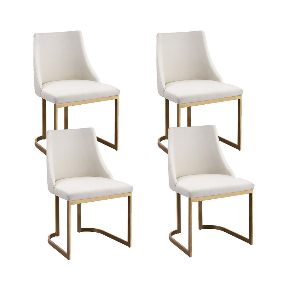 beige linen-fabric dining chair with a timber-look frame