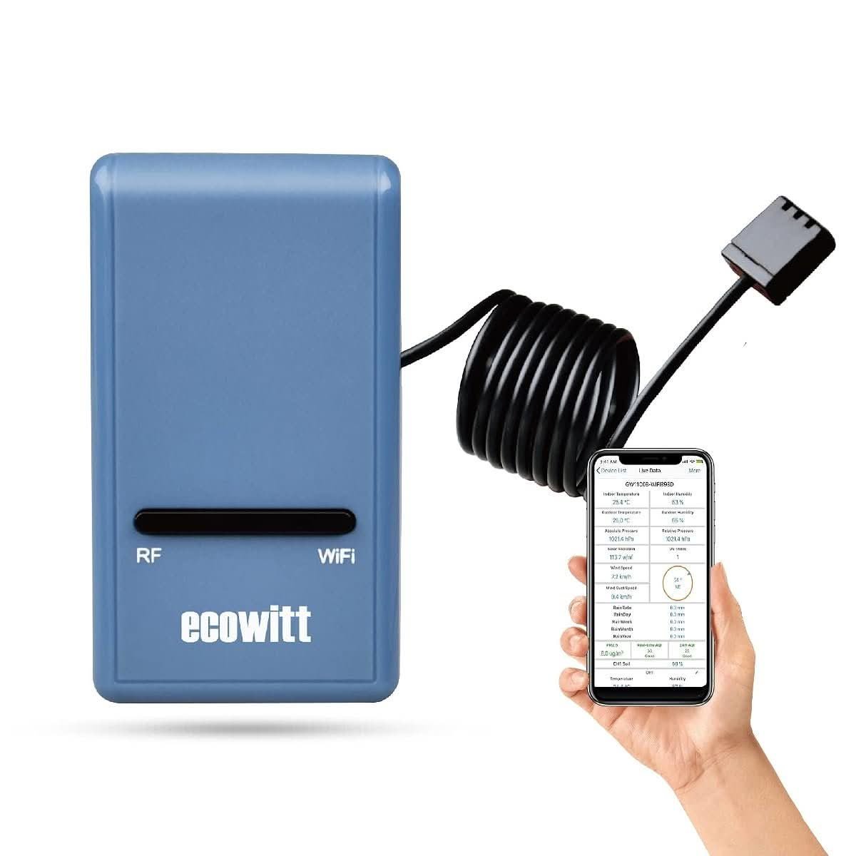 Ecowitt GW1100 WiFi Weather Station Sensor Gateway