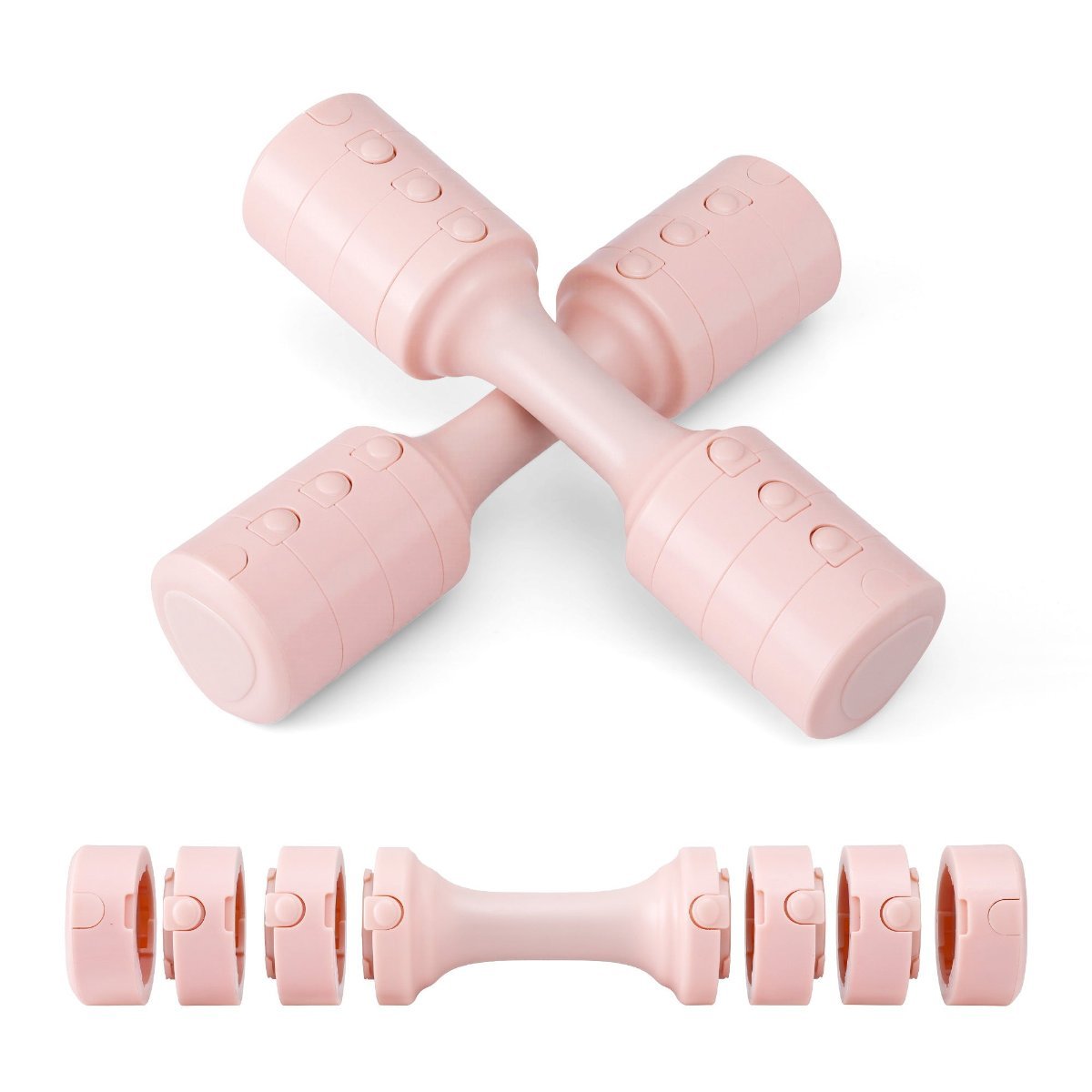 Everfit 2x2.5kg 4-in-1 Adjustable Dumbbell Set