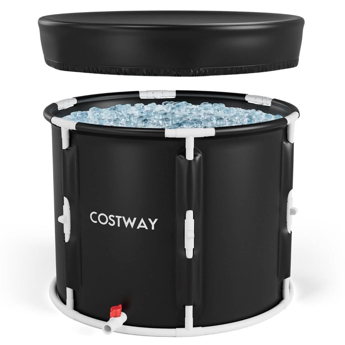 Foldable Ice Plunge Tub with 6-Click Frame