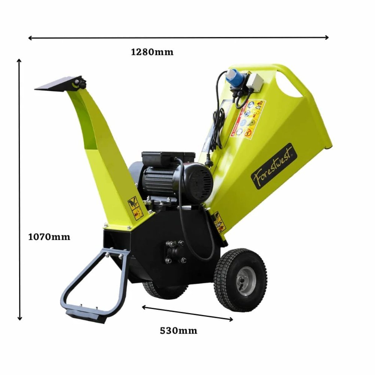 Forestwest Electric Wood Chipper Garden Shredder