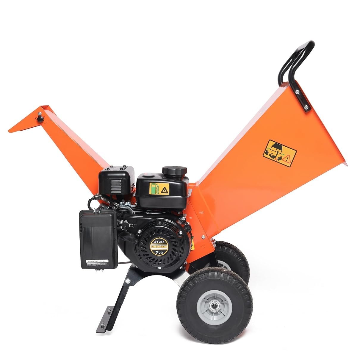 7HP Petrol Wood Chipper Shredder Mulcher
