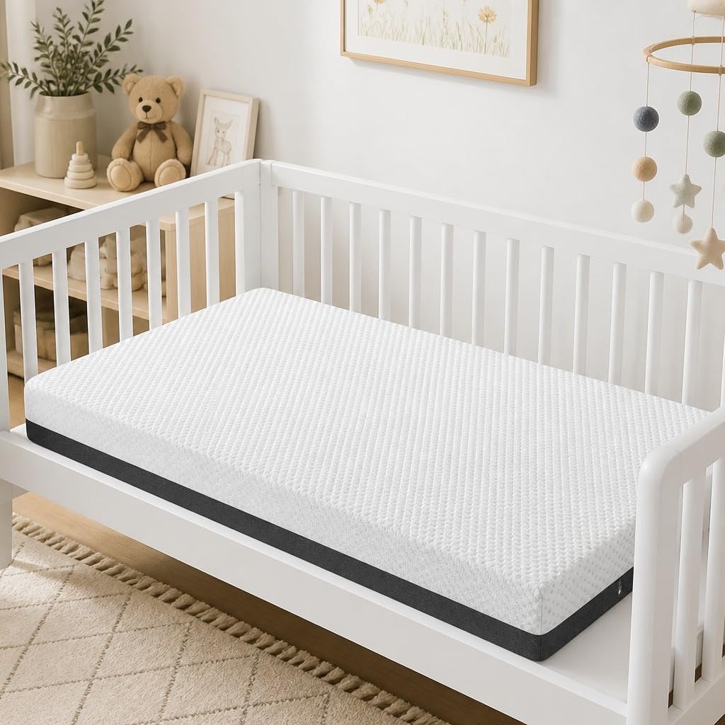 Gel Memory Foam Double-Sided Cot Mattress - Best Reversible Firmness