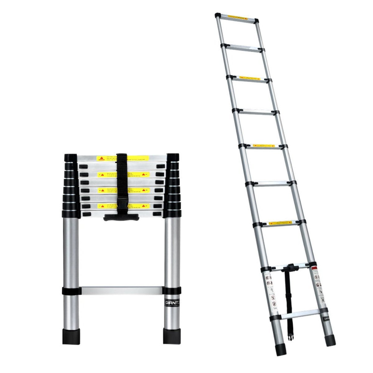 Giantz 2.6M Telescopic Ladder