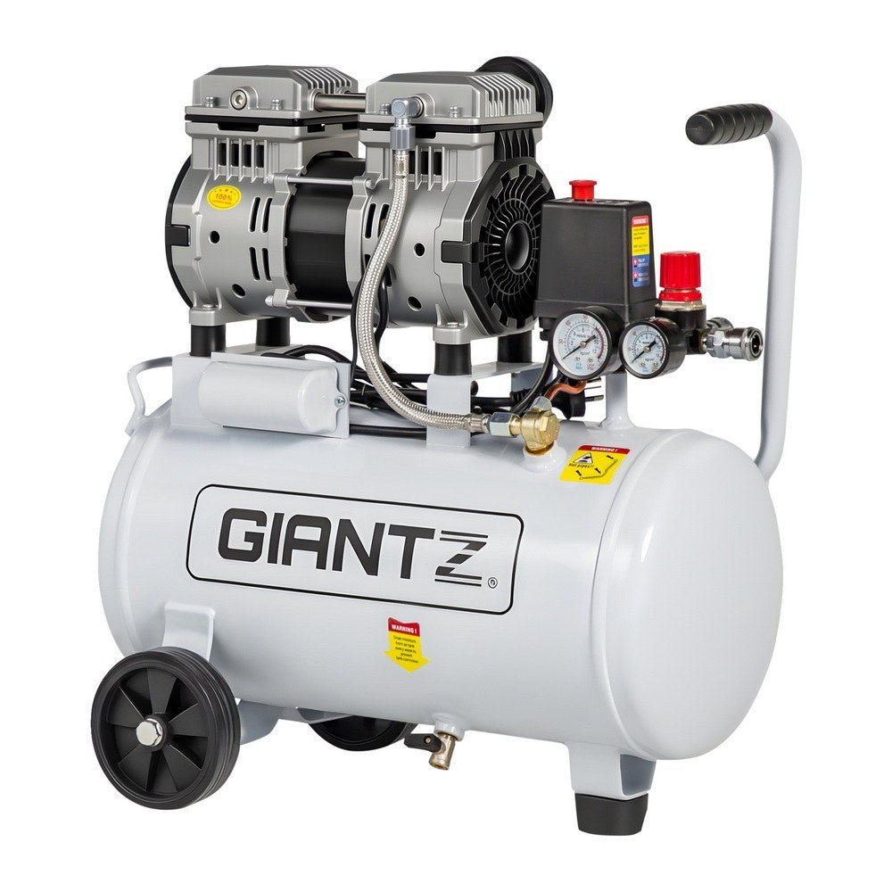 Giantz 24L Air Compressor 0.75HP Oil-Free