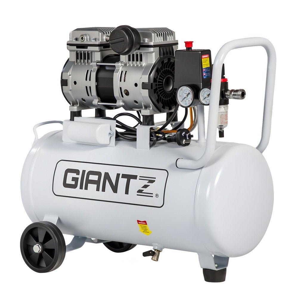 Giantz 30L Air Compressor 0.75HP Oil-Free