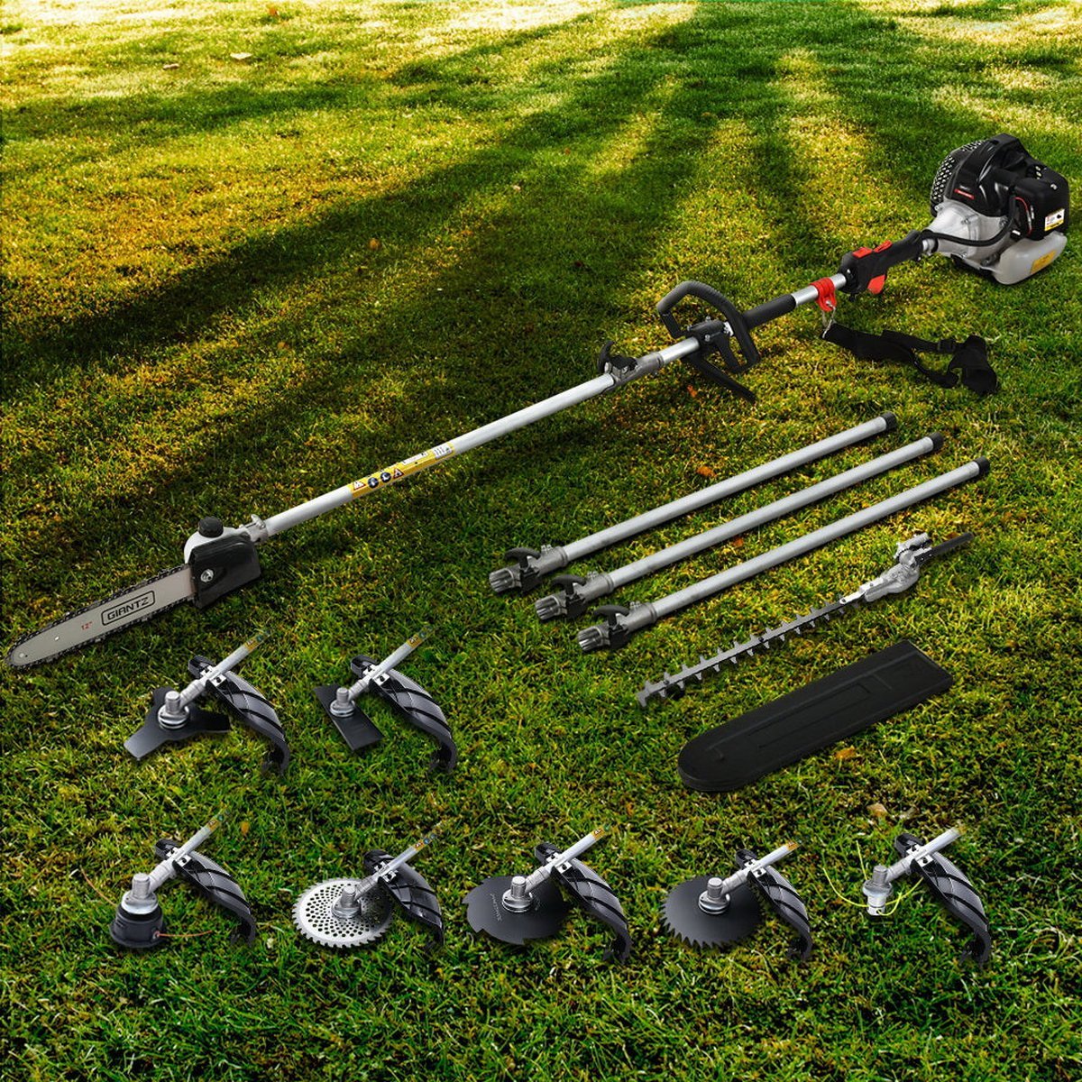 Giantz 62cc 9-in-1 Pole Chainsaw Multi-Tool