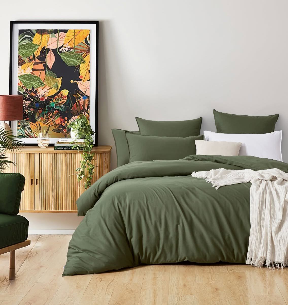 Gioia Casa Vintage Washed Cotton Quilt Cover Set