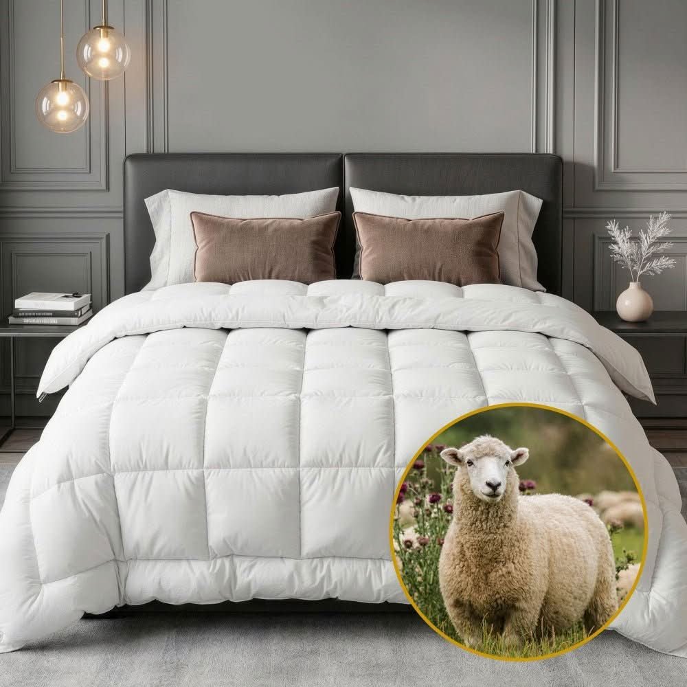 Giselle Bedding 800GSM Wool Quilt