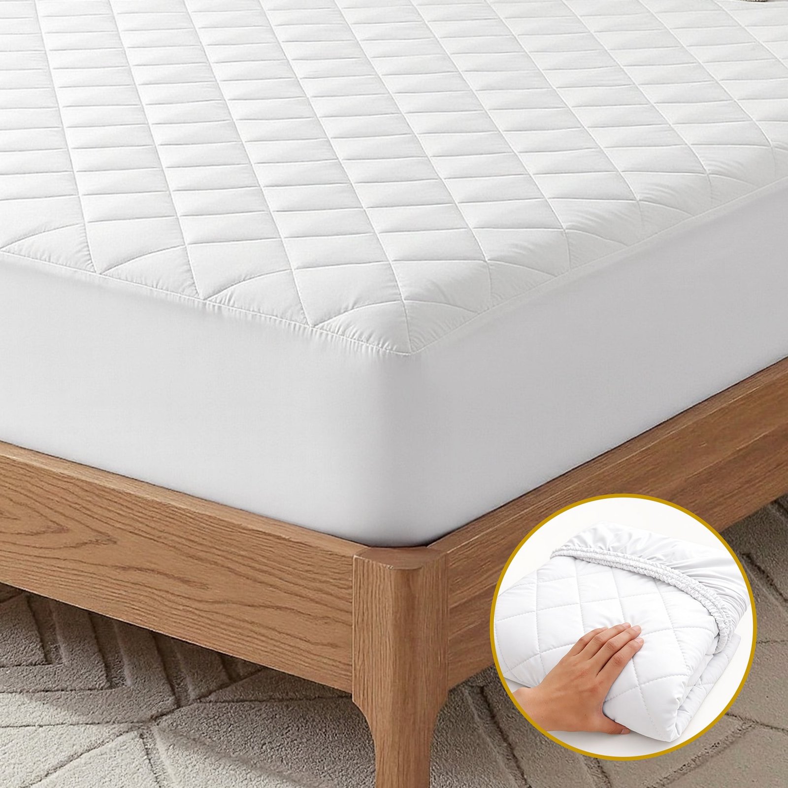 Giselle Waterproof Cotton Mattress Protector