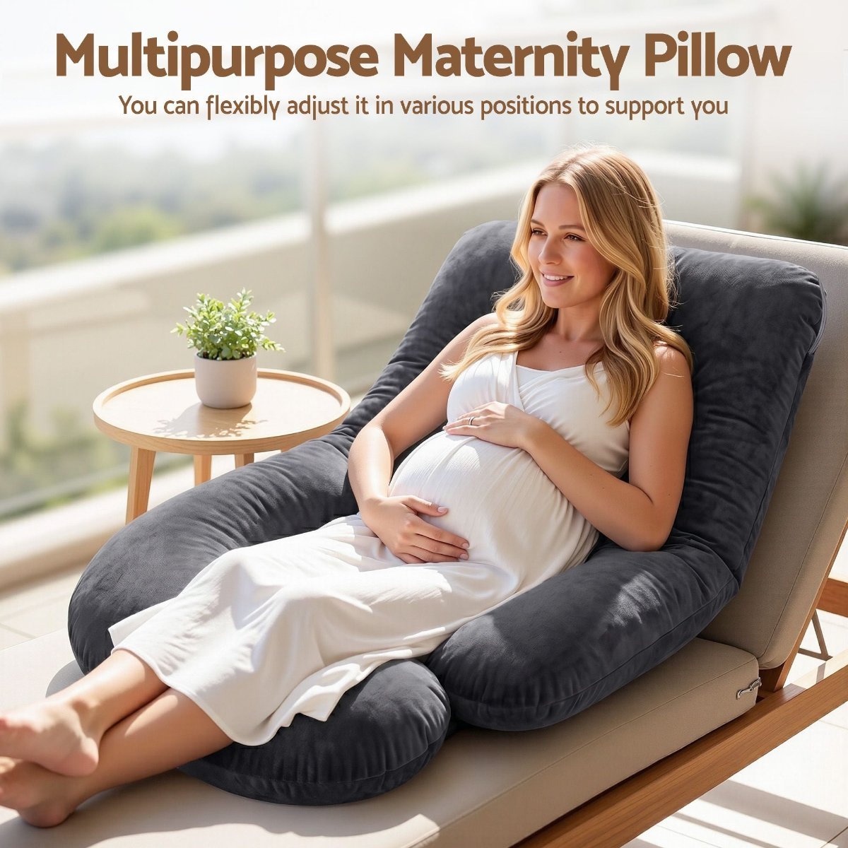 Giselle Bedding G-Shaped Pregnancy Pillow