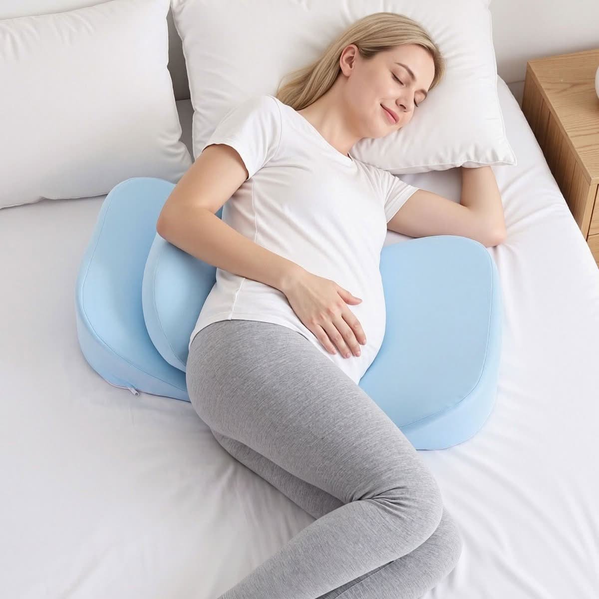Giselle Bedding Memory Foam Adjustable Pregnancy Pillow