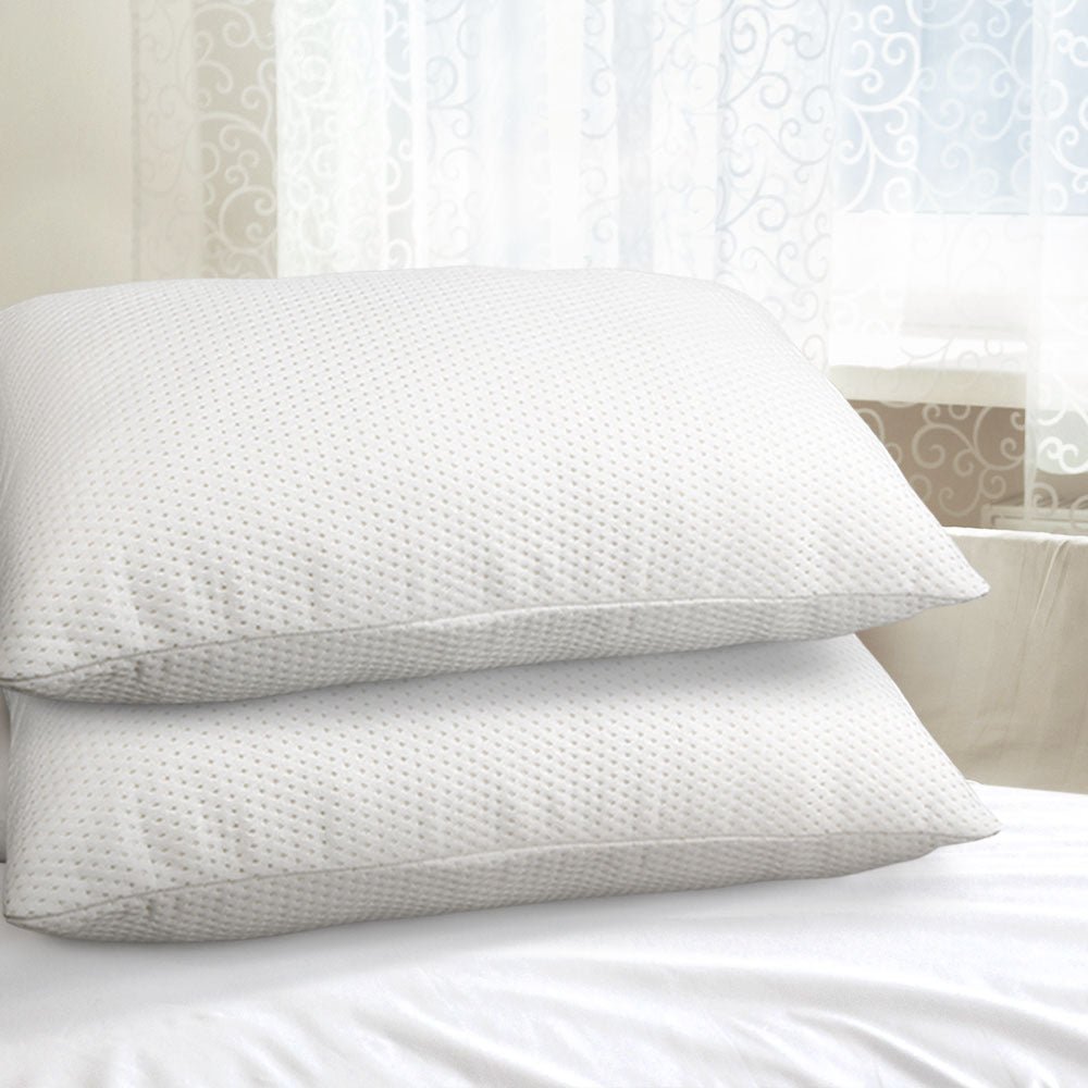 Giselle Bedding Memory Foam Pillow 19cm Twin Pack