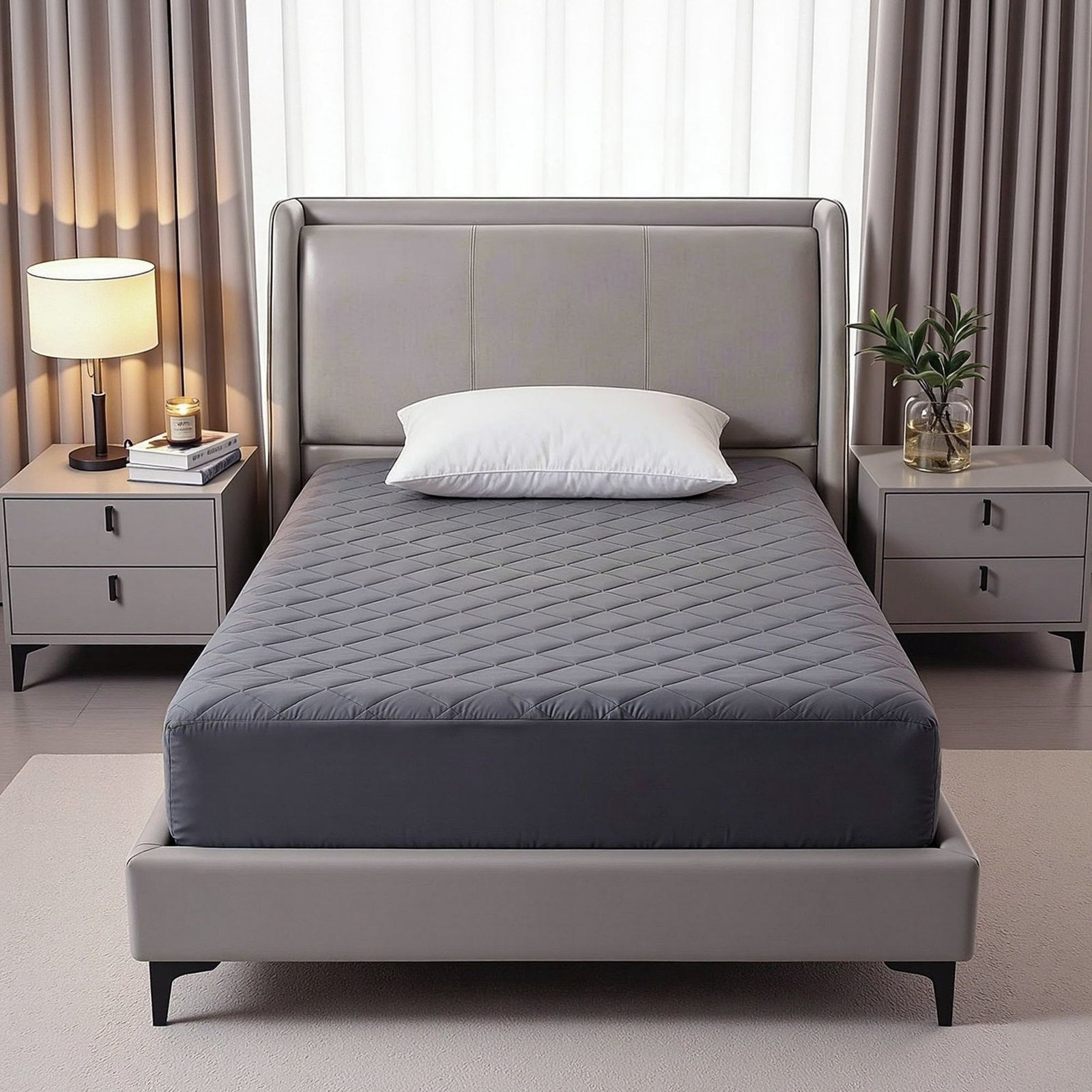 Giselle Water-Resistant Microfiber Mattress Protector
