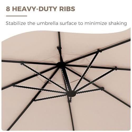 Grand Patio Aluminium Cantilever Umbrella 3.5m