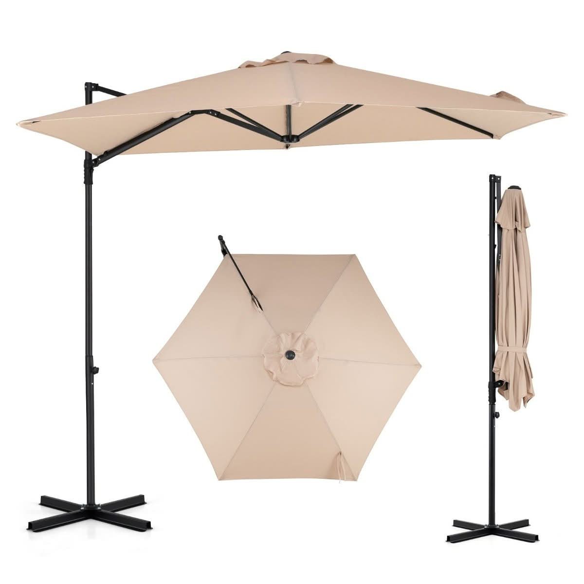 Heavy-Duty 360 Cantilever Umbrella, No Base